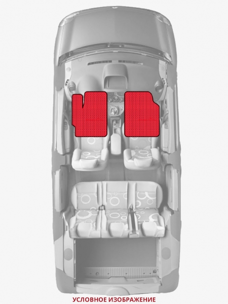 ЭВА коврики «Queen Lux» передние для Audi S3 (8L)